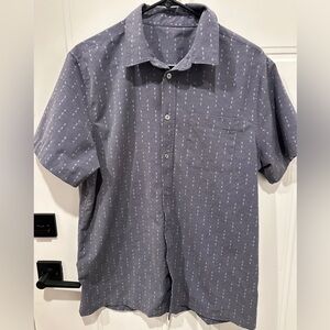 Vuori Men's Bridge Button Down Short Sleeve Shirt